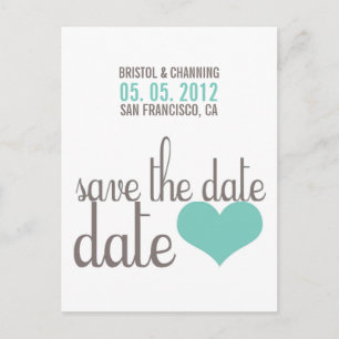 Faire-part ENREGISTRER LA DATE Carte postale