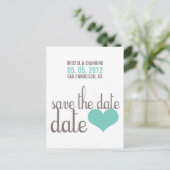 Faire-part ENREGISTRER LA DATE Carte postale (Debout devant)