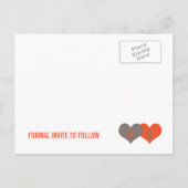 Faire-part ENREGISTRER LA DATE Carte postale (Dos)