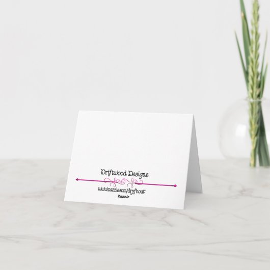 Faire-part Enregistrer la date Damask (Dos)