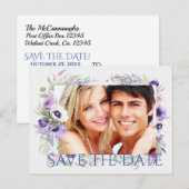 Faire-part Enregistrer l'invitation par carte postale Date (Devant / Derrière)