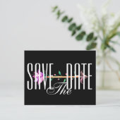 Faire-part Enregistrer l'invitation par carte postale Date (Debout devant)