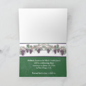 Faire-part Entendu lui par la vigne (Intérieur)