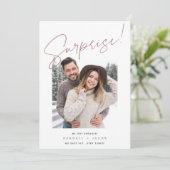 Faire-part Esquissé | Fiançailles surprise (Debout devant)