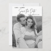 Faire-part esquissée Enregistrer la date (Devant)