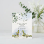 Faire-part Estate Pavilion Garden Wedding Save the Date (Debout devant)