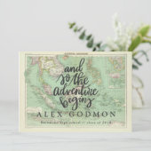 Faire-part Et donc l'aventure commence (Debout devant)