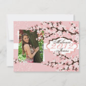 Faire-part et invitation 2012 de diplômé de fleurs (Devant)