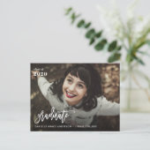 Faire-part et invitation de graduation d'écriture  (Debout devant)