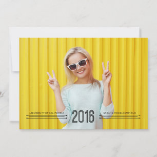 Faire-part Étape suivante - Texte noir