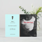 Faire-part éthiopien d'adoption de garçons (Debout devant)