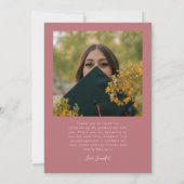 Faire-part Étoiles de brillant avenir Multi Photo Rose Grad (Dos)