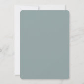 Faire-part Eucalyptus Crest Aquarelle Changer la Date (Dos)