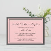 Faire-part Événements de diplômes universitaires traditionnel (Debout devant)