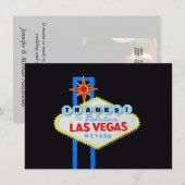 Faire-part Événements Merci Las Vegas (Devant / Derrière)