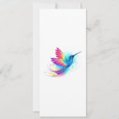 Faire-part Exotic Rainbow Hummingbird (Devant)