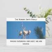 Faire-part - Extérieur de notre nid ... (Debout devant)