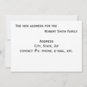 Faire-part - Extérieur de notre nid ... (Dos)