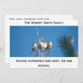 Faire-part - Extérieur de notre nid ... (Devant / Derrière)