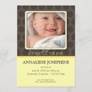 Faire-part Faire annonce de naissance :: lemon