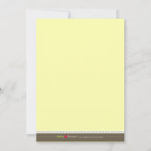 Faire-part Faire annonce de naissance :: lemon (Dos)