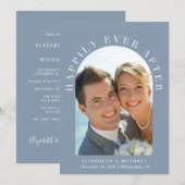 Faire-part Faire Mariage Photo d'Arch de Réception de Mariage (Devant / Derrière)