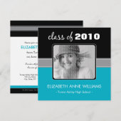 Faire-part fait sur commande d'obtention du (Devant / Derrière)