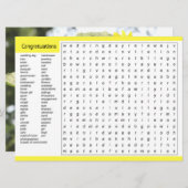 Faire-part Félicitations À Votre Fiançailles (Devant / Derrière)