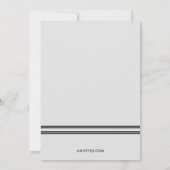 Faire-part Félicitations pour le diplômé Photo Annonce de rem (Dos)