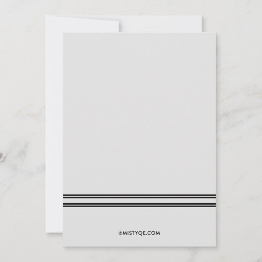 Faire-part Félicitations pour le diplômé Photo Annonce de rem (Dos)