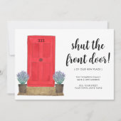 Faire-part Fermer la porte avant en mouvement (Devant)