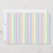 Faire-part fête de cinq ans élevé jumeaux mapache thème photo (Dos)