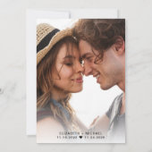 Faire-part Fête de réception de photos Après pour toujours (Dos)