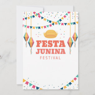 Faire-part Fête Junina Festival