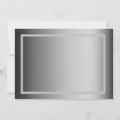 Faire-part Fêtes Diplômé sur mesure photo gris Graduation (Dos)