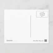 Faire-part Feuille jaune que nous avons déplacé carte postale (Dos)