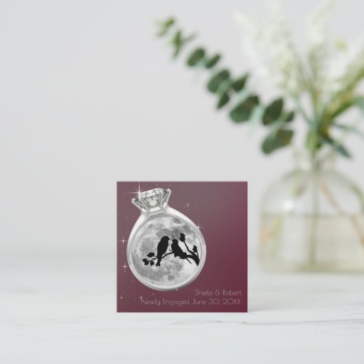 Faire-part fiançailles (Debout devant)