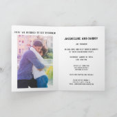 Faire-part fiançailles (Intérieur)