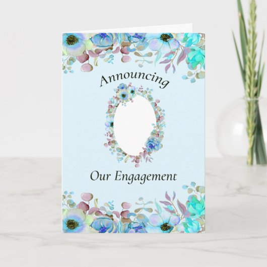 Faire-part fiançailles, Ajouter votre photo (Devant)