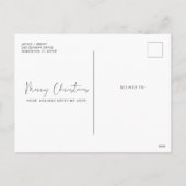 Faire-part Fiançailles de la carte de Noël Budget (Dos)