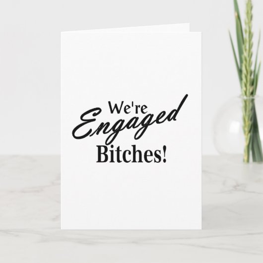 Faire-part Fiançailles de mariage (Devant)