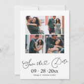 Faire-part fiançailles Et Enregistrer La Photo Dat (Dos)