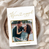 Faire-part fiançailles Et Enregistrer La Photo Dat