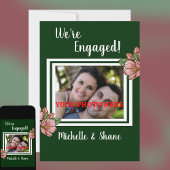 Faire-part Fiançailles photo