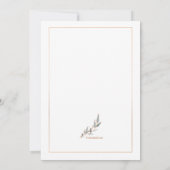 Faire-part Fiançailles photo en forme de coeur (Dos)