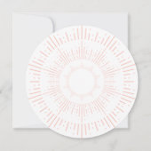 Faire-part Fiançailles Starburst (Dos)