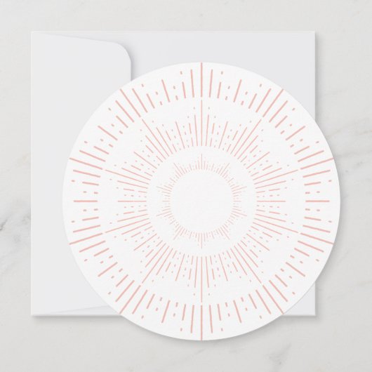 Faire-part Fiançailles Starburst (Dos)