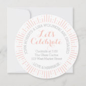 Faire-part Fiançailles Starburst (Devant)