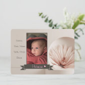 Faire-part Fille (Debout devant)