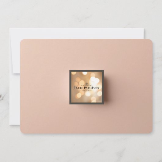 Faire-part Fille (Dos)